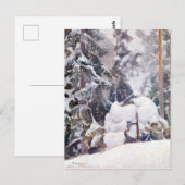 ペッカハロネン冬の風景 ポストカード (正面/裏面)
