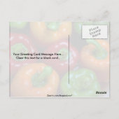 ペッカラフルパー、クローズアップ ポストカード (裏面)