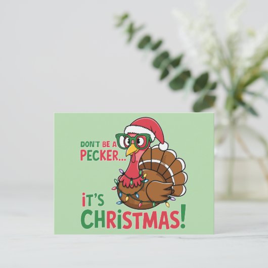 ペッカーを出すなクリスマスだ シーズンポストカード (スタンド正面)