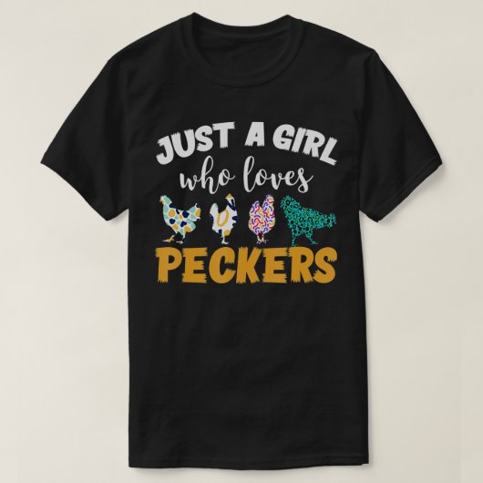 ペッカー好きの女の子だけ Tシャツ (デザイン正面)