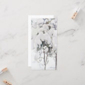 ペッカ・ハロネン作「雪の松の若木」 カード (正面/裏面インサイチュ)