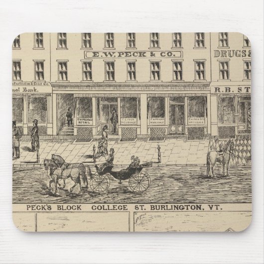 ペックブロック マウスパッド (正面)