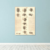 ペック、ストウ、ウィルコック社 キャンバスプリント (インサイチュ (ウッドフロア))