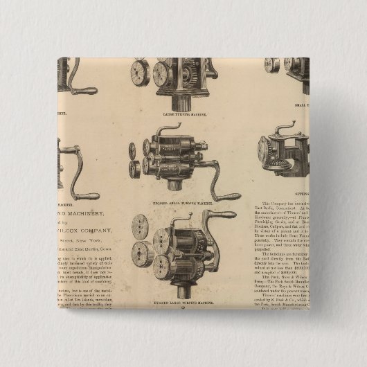 ペック·ストー·ウィルコック·カンパニー 缶バッジ (正面)