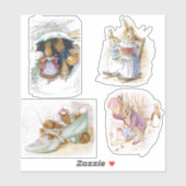 ペッターうさぎセットステッカー シール (シート)