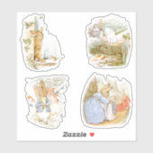 ペッターうさぎセットステッカー シール (シート)