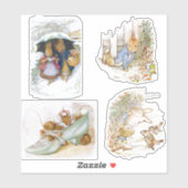 ペッターうさぎセットステッカー シール (シート)