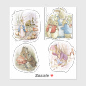 ペッターうさぎセットステッカー シール (シート)