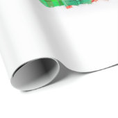 ペッツのまわりにザクリスマスツリーラッピング紙 ラッピングペーパー (ロールコーナー)