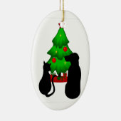 ペッツクリスマスドッグ&キャットオーナメント セラミックオーナメント (右)