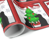 ペッツクリスマスラッピング紙 ラッピングペーパー (ロールコーナー)