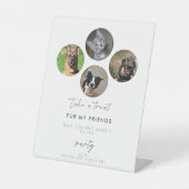 ペッツパーティーフェイスビスケットバードッグトリート結婚ズ 台座サイン (正面)