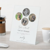 ペッツパーティーフェイスビスケットバードッグトリート結婚ズ 台座サイン (インサイチュ)