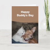 ペッツホリデー最高のカードからの父の日のパパ カード (正面)