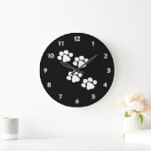 ペッツポープリント ラージ壁時計 (ホーム)