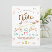 ペッティング動物園の誕生日パーティー 招待状 (スタンド正面)