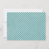 ペッティ男女兼用ング動物園の誕生日パーティー写真 サンキューカード (裏面)