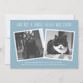 ペットおもしろいの飼い主のいけなクリスマスカード シーズンカード (正面)