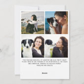 ペットおもしろいの5枚の写真 シーズンカード (裏面)