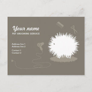 ペットおもしろいグルーミングプロモーションはがき ポストカード