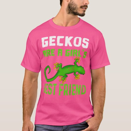 ペットおもしろいデイゲッコリザードラバー爬虫類所有者 Tシャツ (正面)
