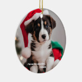 ペットおもしろいニースリスト赤 セラミックオーナメント (右)