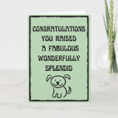 ペットおもしろいハッピーファーマザーズfotoのデイカード カード (正面)