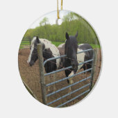 ペットお気に入りのの写真を追加 セラミックオーナメント (左)