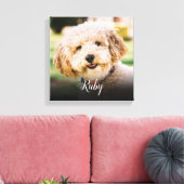 ペットお気に入りのの写真 キャンバスプリント (インサイチュ (リビング))