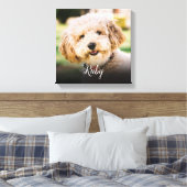 ペットお気に入りのの写真 キャンバスプリント (インサイチュ (寝室))