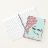 ペットお洒落セラピーユーモアピンク ノートブック (内部)