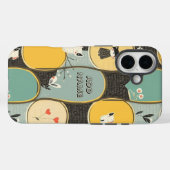 ペットお洒落及び花柄 Case-Mate iPhoneケース (裏面 (横))