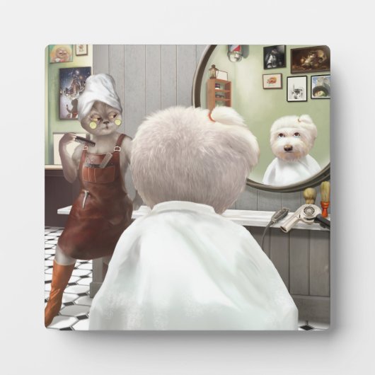 ペットお洒落理容師店 フォトプラーク (正面)