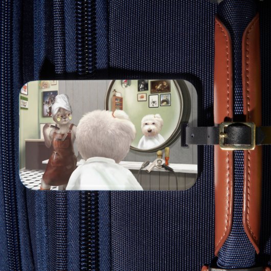 ペットお洒落理容師店 ラゲッジタグ (正面インサイチュ4)