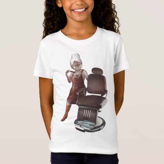 ペットお洒落理容師店 Tシャツ (正面)