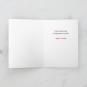 ペットからのパームお洒落犬パパ誕生日 カード (内部)