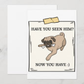 ペットが欲しかった犬を今見たか 招待状 (正面/裏面)