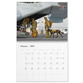 "ペットしない" – 米国軍隊ワーキング犬カレンダー カレンダー (2月 2026)