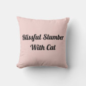 ペットとの幸せな眠パーソナライズされたりモダン クッション (正面)