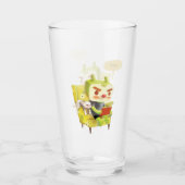 ペットとの穏やかな読書時間 タンブラーグラス (正面)