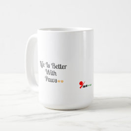 ペットと一緒が幸せ コーヒーマグカップ