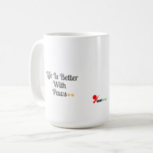 ペットと一緒が幸せ コーヒーマグカップ