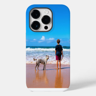 ペットと一緒に写った写真をプリントしたカスタムiPhoneケース iPhone 14 Proケース