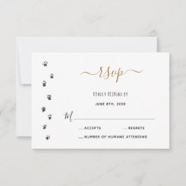 ペットと一緒の結婚式 オーダーメイド 出欠カード