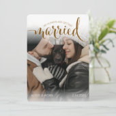 ペットと現代の結婚式のエンゲージメント写真 セーブザデート (スタンド正面)