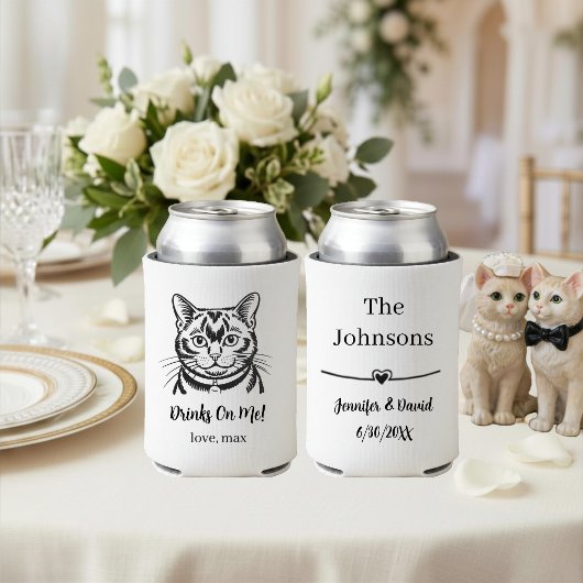 ペットと結婚式 缶クーラー