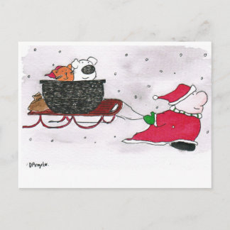 ペットと2020ジギーのカード ポストカード