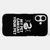 ペットにヘビ飼ってる？ウケ狙いのカンガレーハッピ Case-Mate iPhoneケース (裏面 (横))
