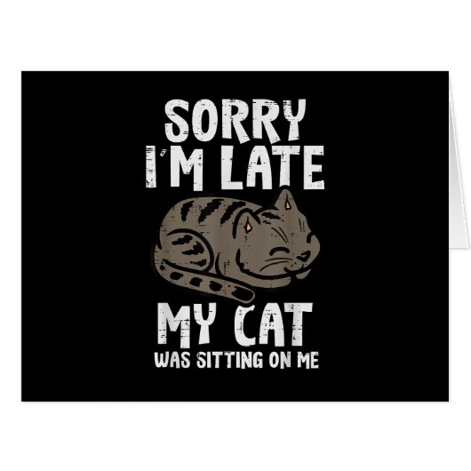 ペットに座って遅くなってごめんなさいおもしろい (正面横)