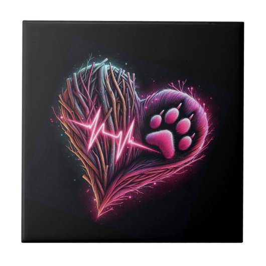 ペットに愛されること タイル (正面)